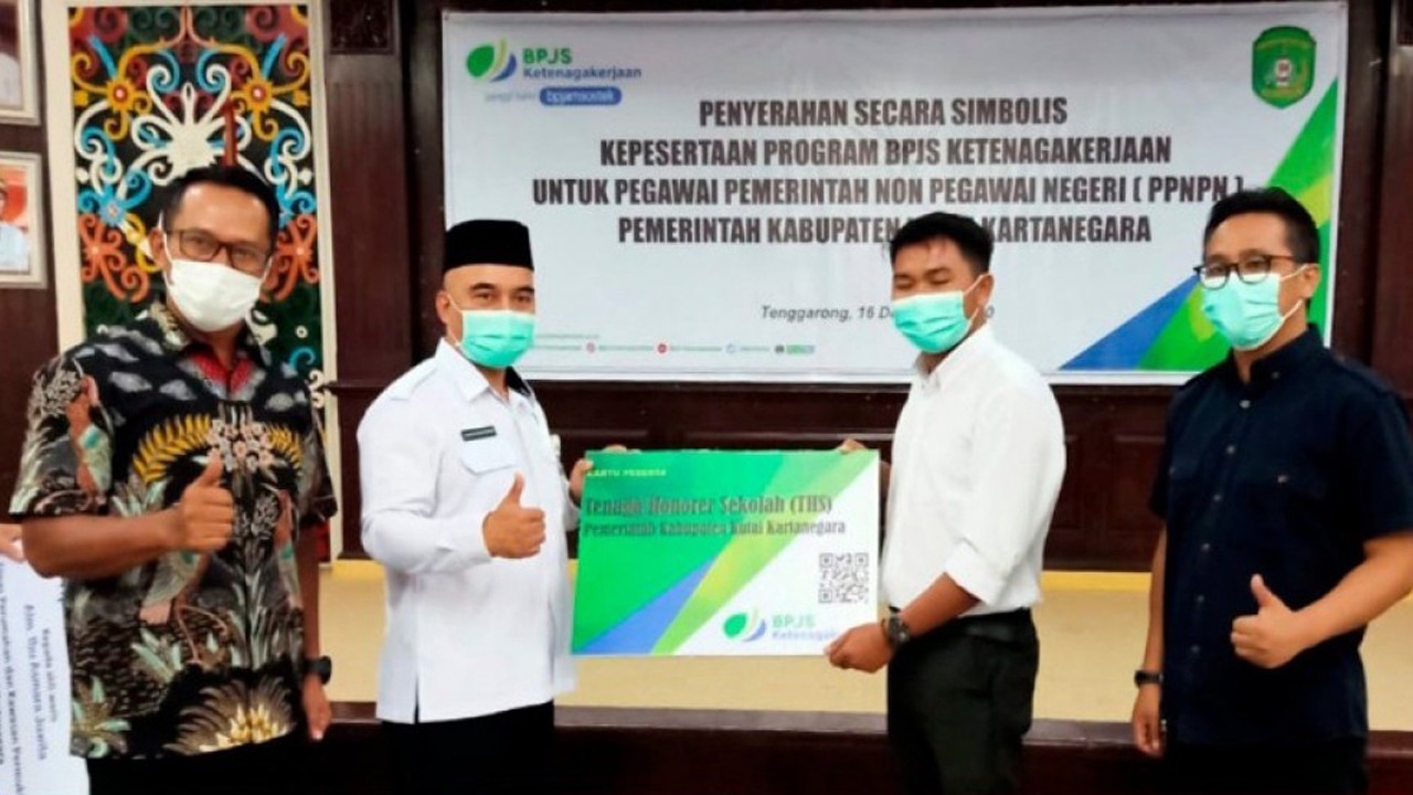 14 Ribu PPNPN Kukar Didaftarkan BPJS Ketenagakerjaan