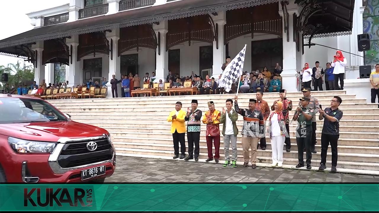 Bupati Edi Damansyah Lepas Kirab Budaya Nusantara Menuju IKN