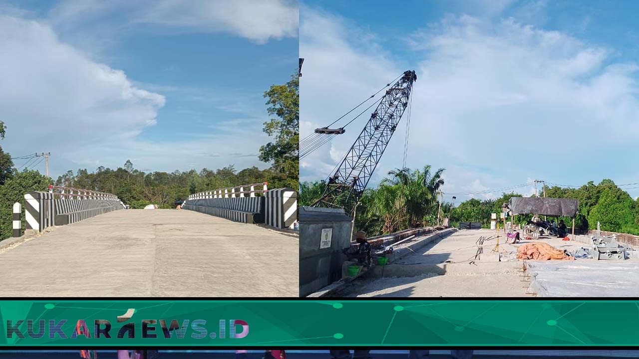 Dua Jembatan di Hulu Mahakam Kukar Siap Digunakan di Akhir 2023