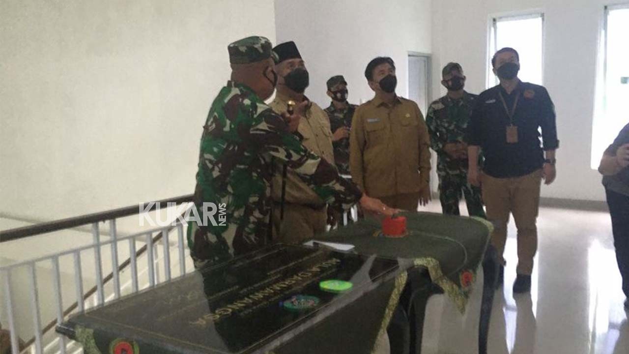 Edi Damansyah Resmikan Aula Darmawangsa Makodim 0906/KKR