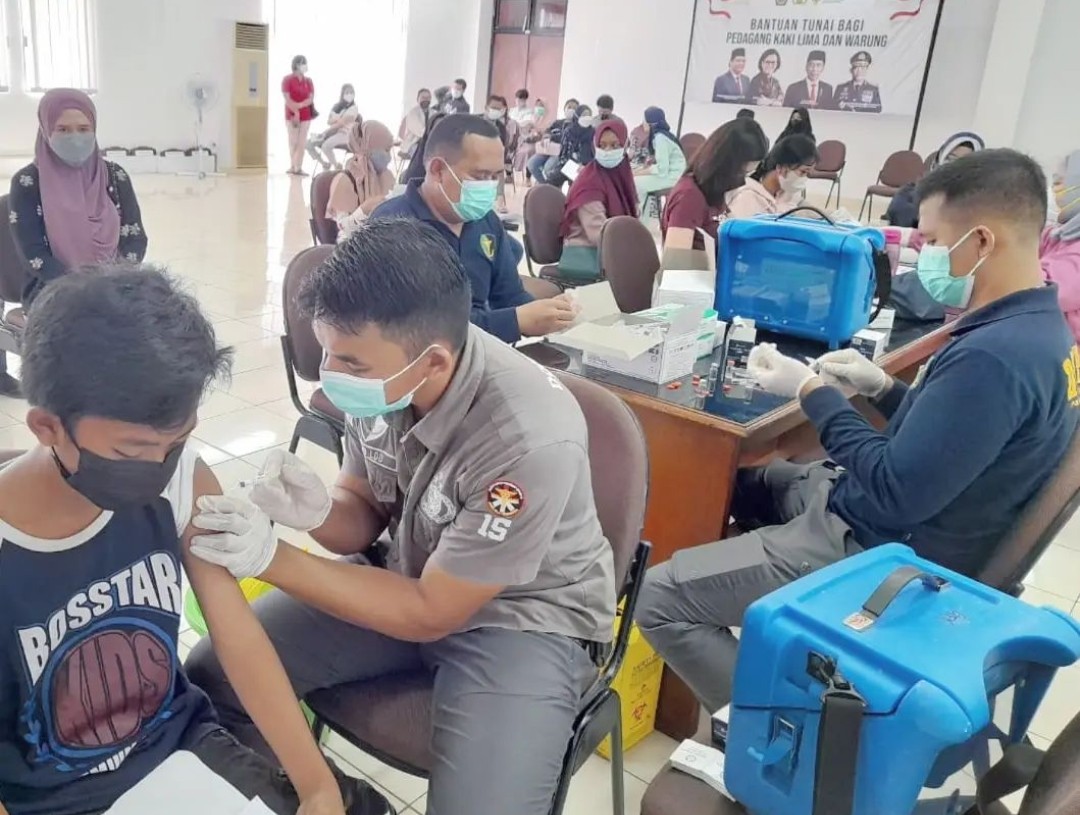 Tahun 2022, Polres Kukar Targetkan 24 ribu Dosis Kedua