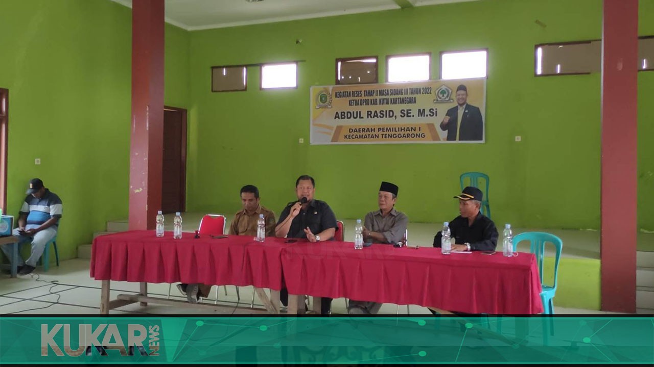 Ketua DPRD Abdul Rasid Gelar Reses, Bahas Peningkatan Infrastruktur di Kukar