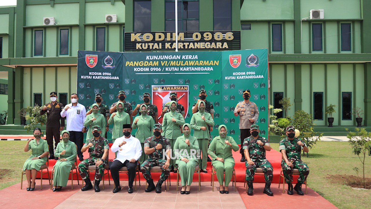 Pangdam VI/Mulawarman Bangga Capaian Prestasi Kodim 0906/KKR