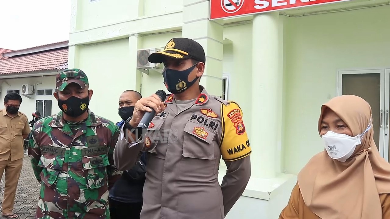 Polres Kukar Lakukan Pengamanan Vaksin Covid -19