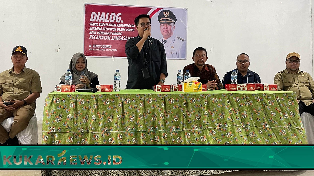 Rendi Solihin Dialog dengan Pelaku UMKM di Sanga-sanga, Singgung Soal Penyerahan Bantuan