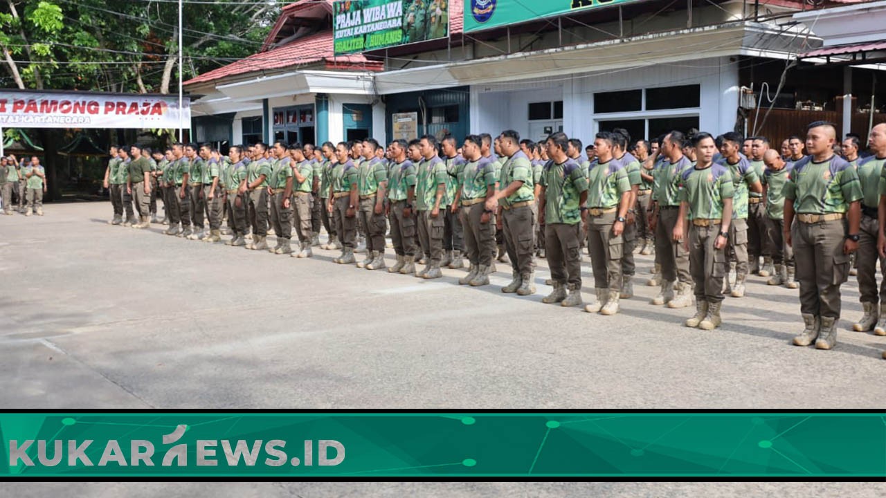 Satpol PP Kukar Gelar Kegiatan Pembinaan Fisik