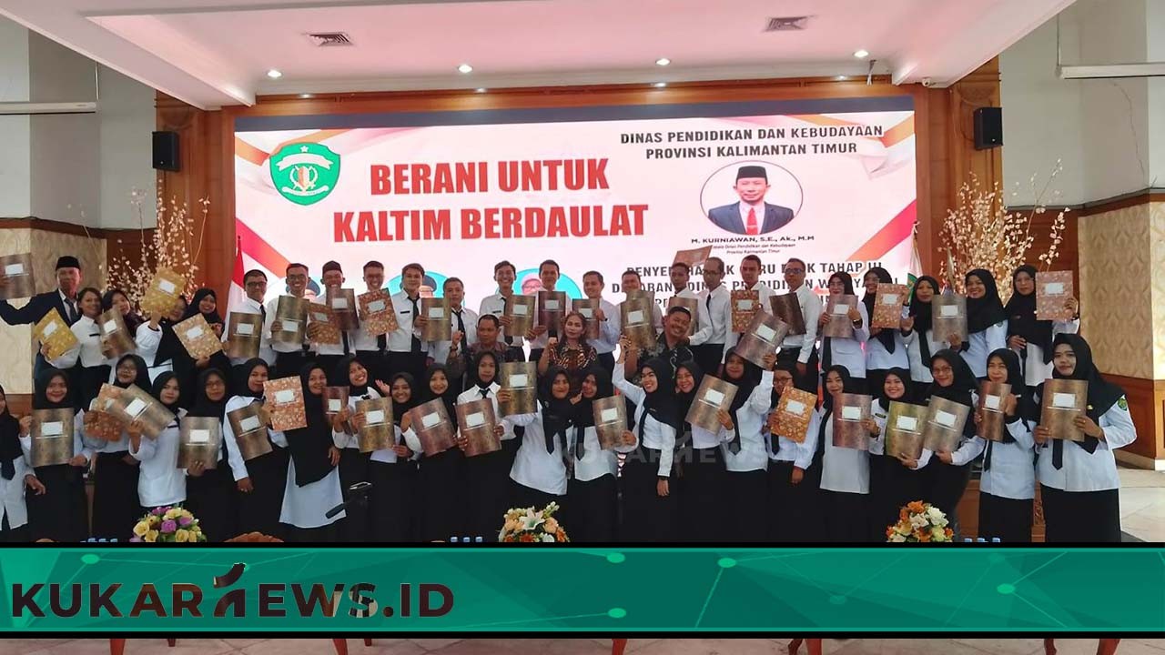 Sebanyak 165 Guru di Kukar Diangkat Jadi PPPK