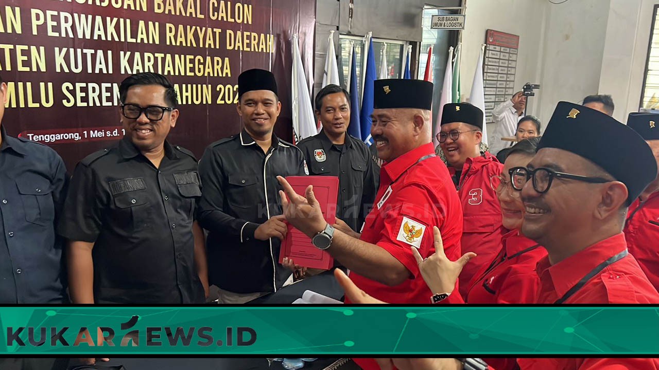Target Ketua DPRD Kukar, DPC PDI Perjuangan Kukar Daftarkan 45 Bacaleg