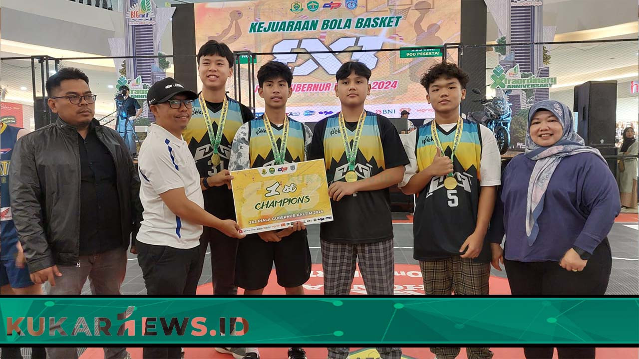 Kejuaraan Basket 3x3 Piala Gubernur Kaltim Sukses Digelar, Lahirkan Bintang Baru