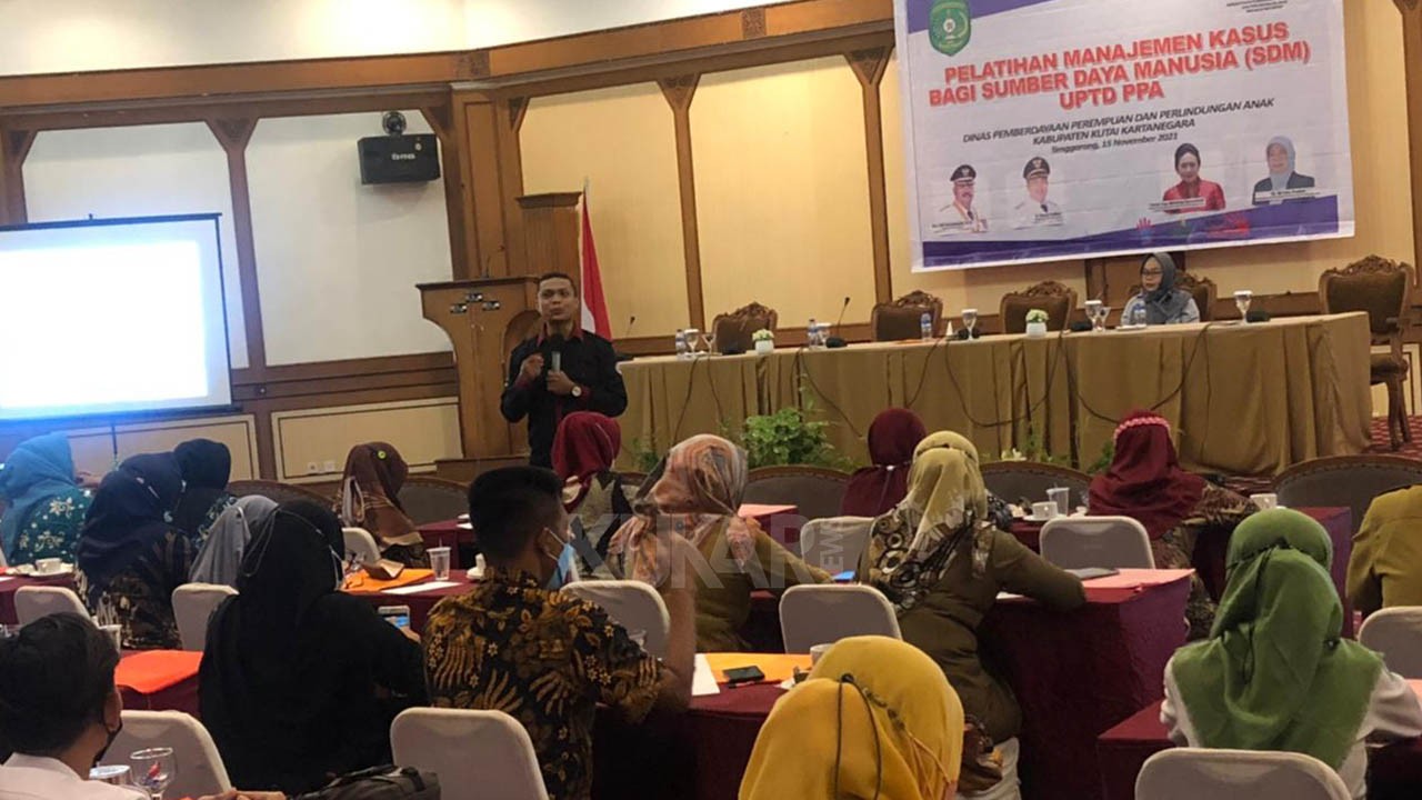 DP3A Kukar Gelar Pelatihan Manajemen Kasus, Bantu Korban KDRT