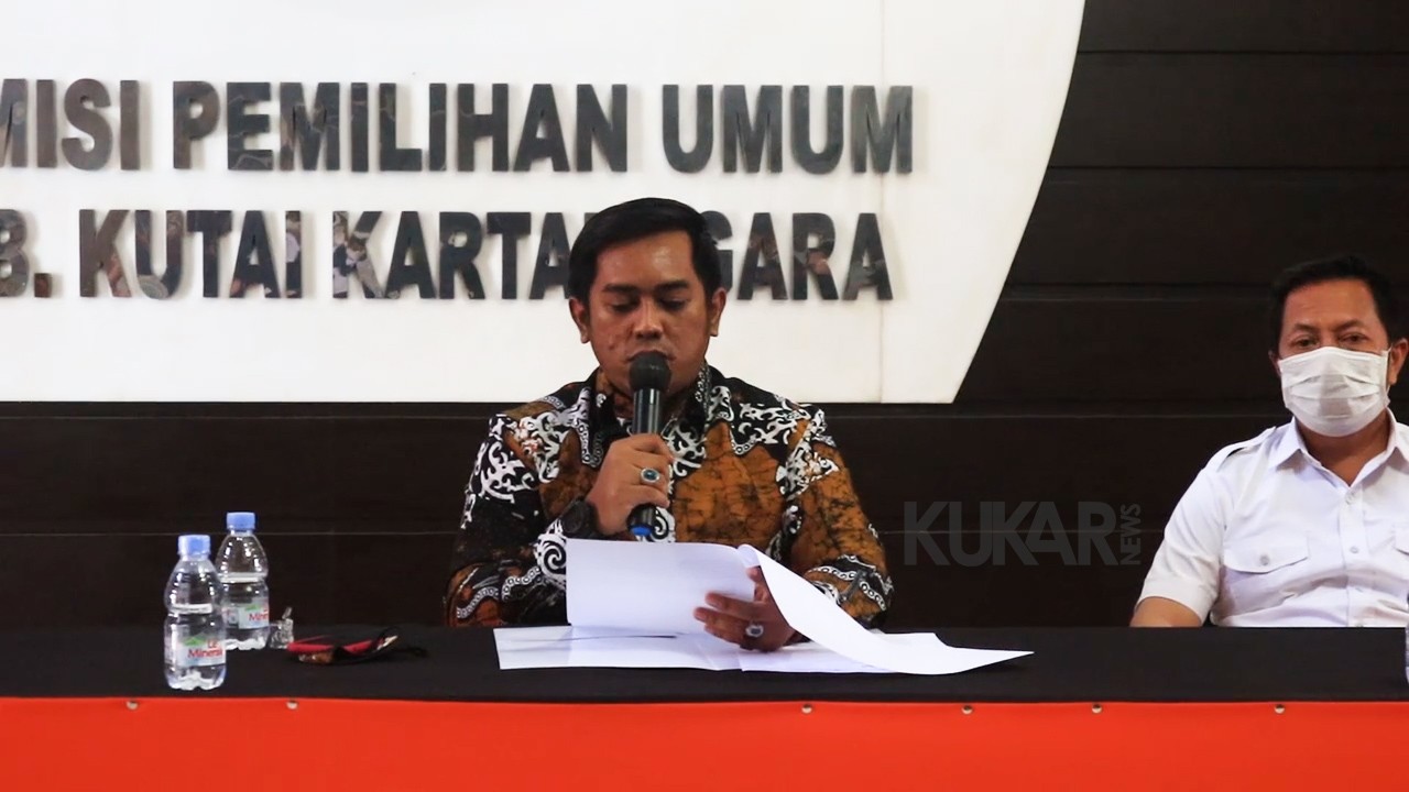 KPU Kukar Tolak Rekomendasi Bawaslu, 11 Poin Disampaikan Komisioner Dalam Press Rilis