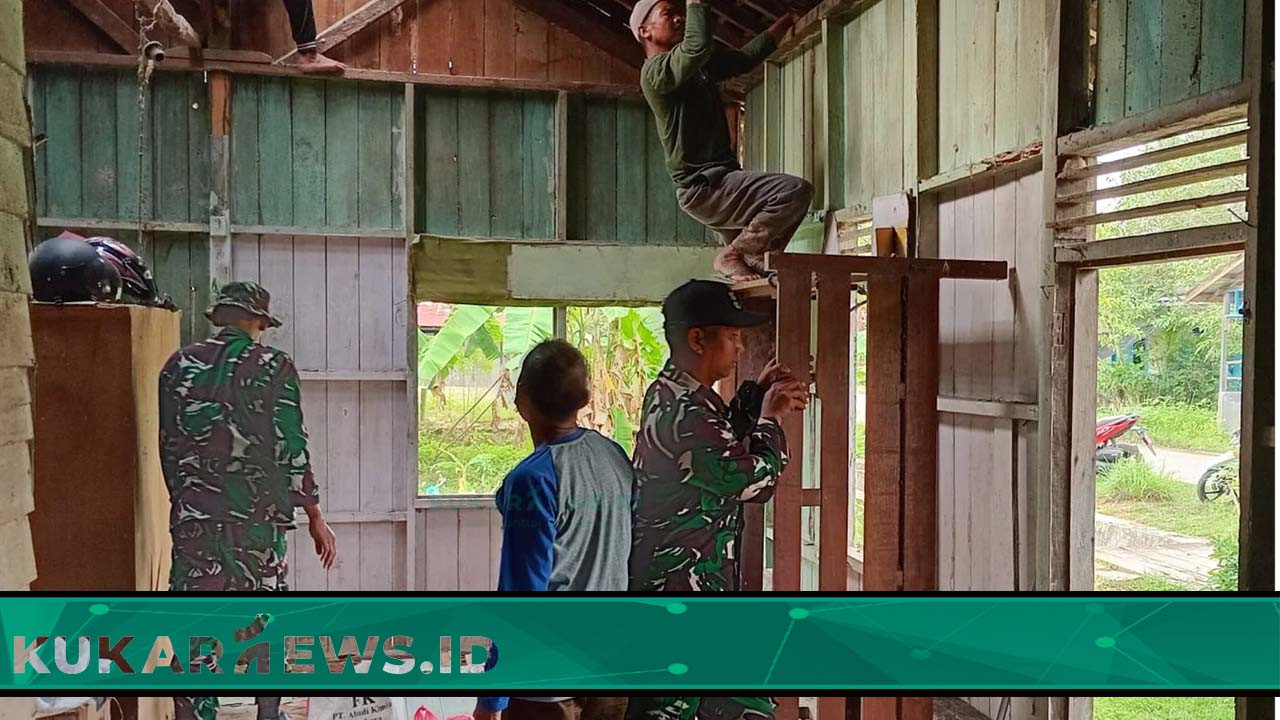 Satgas TMMD Mulai Kerjakan Perbaikan Rumah Tidak Layak Huni