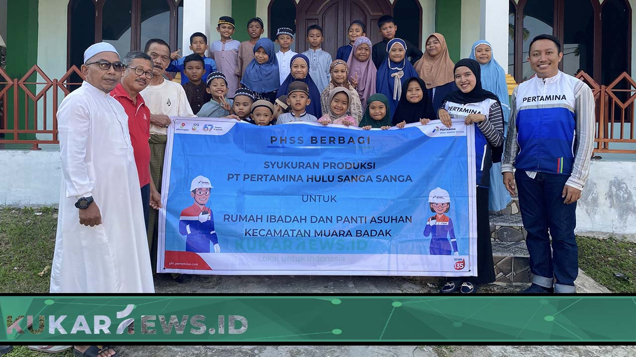 PHSS Berbagi di Muara Badak, Lampaui Target Produksi Awal Tahun