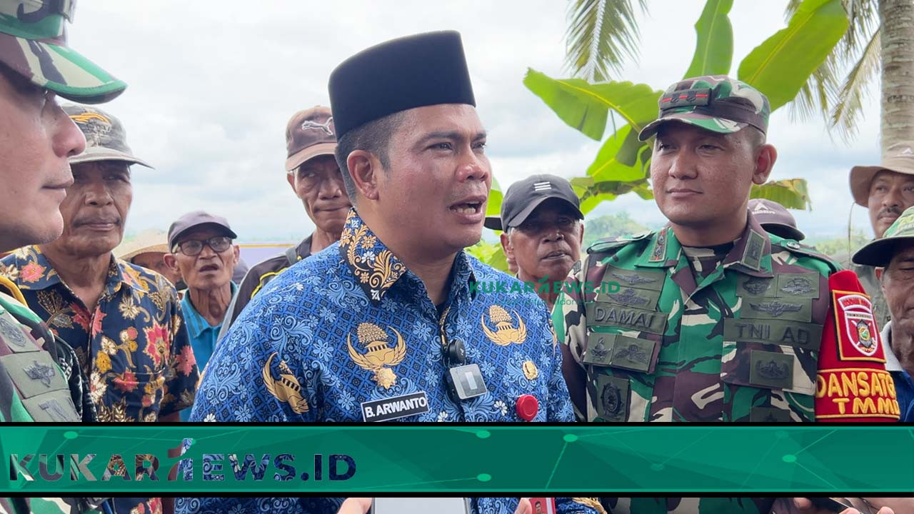 Pjs Bupati Apresiasi Pekerjaan TMMD 122 di Desa Kerta Buana