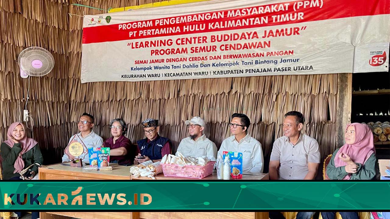Dukung Kemandirian Pangan di Wilayah PPU, PHKT Terus Kembangkan Program CSR Semur Cendawan